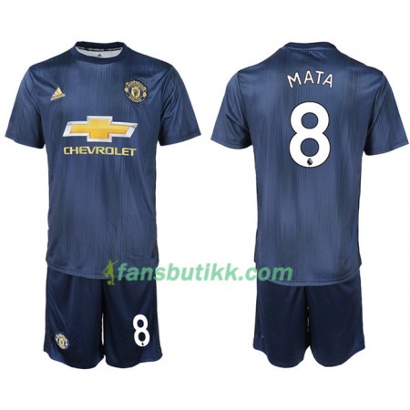 Fotballdrakt Manchester United MATA 8 Barn Tredjetrøye 2018-2019 Kortermet